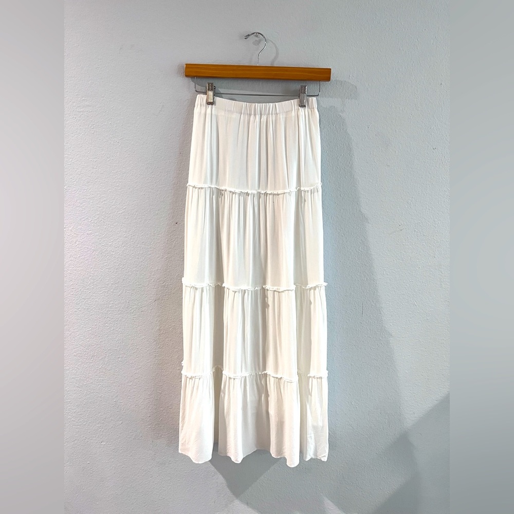 White Brandy Melville Boho Skirt